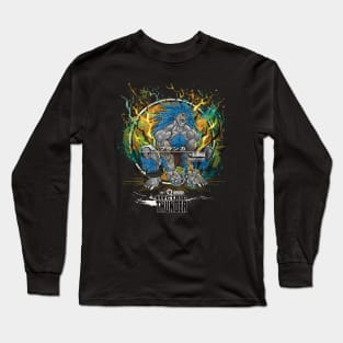 BLANKA: ELECTRIC THUNDER - BLUE Long Sleeve T-Shirt